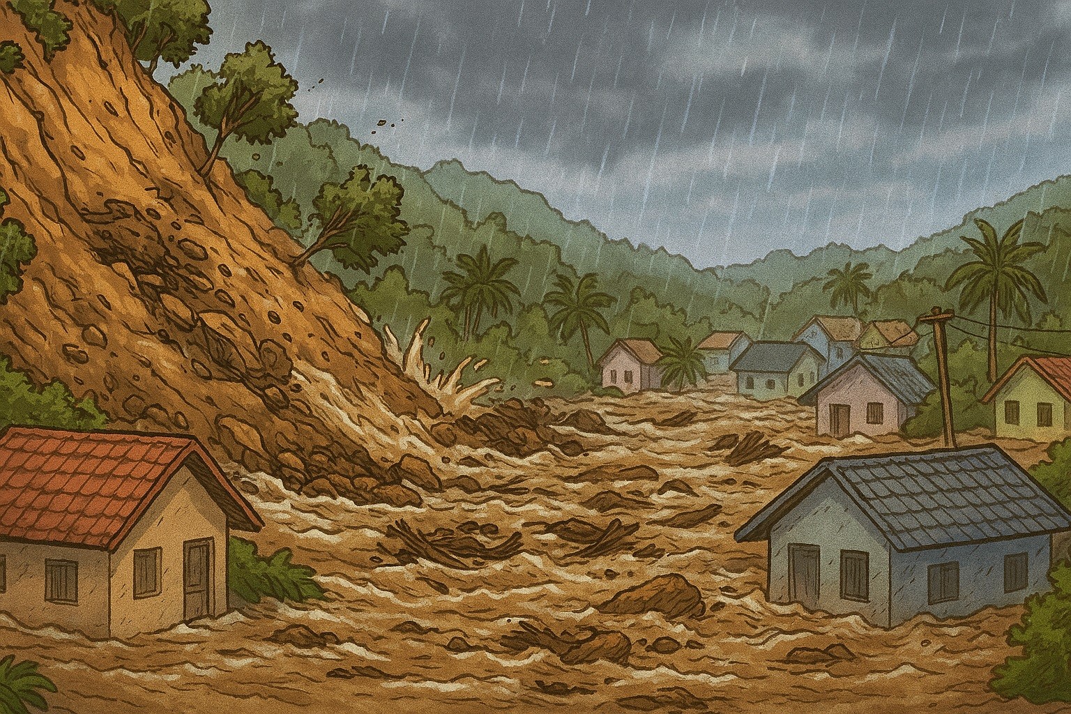Empat Wilayah di Sumatera Utara Dilanda Banjir hingga Longsor, BNPB Turun Lakukan Penanganan Darurat