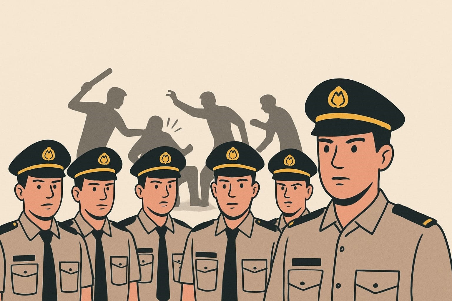 Enam Anggota Polri Tersangka Pengeroyokan Mata Elang di Kalibata Terancam Dipecat Tidak Hormat