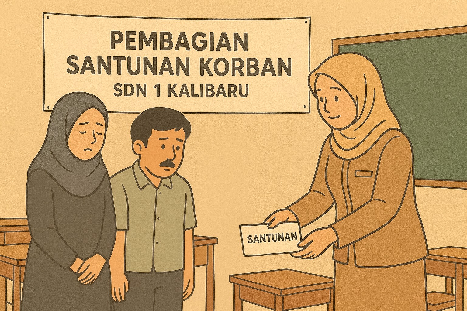 Kemendikdasmen Salurkan Santunan untuk Korban Kecelakaan Mobil MBG di SDN Kalibaru 01