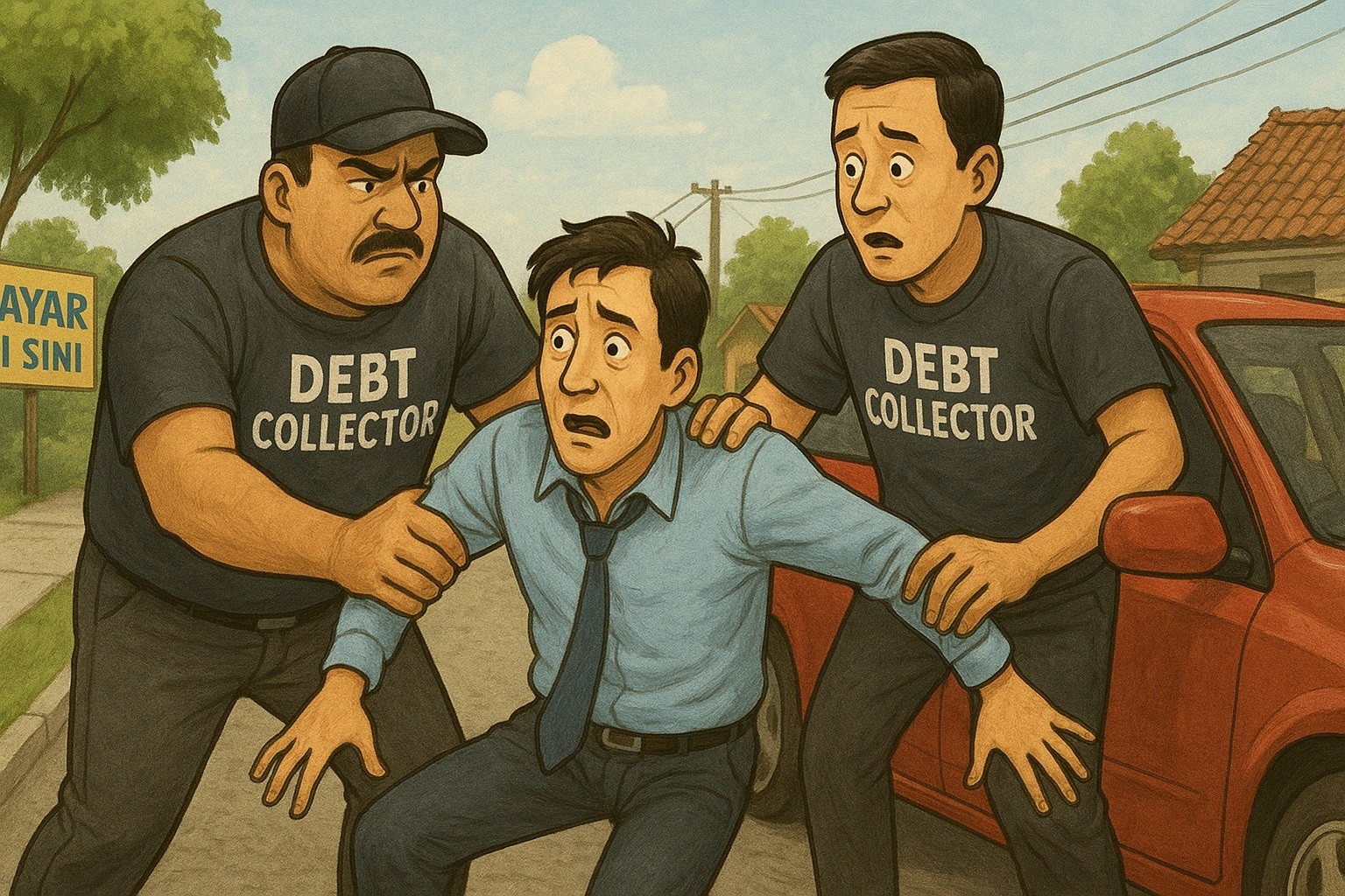 Paksa Setop Mobil dan Rampas STNK Mata Elang Beraksi di Depok