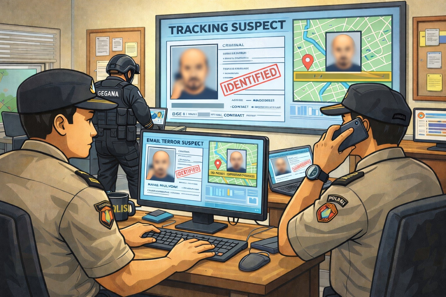 Polisi Lacak Identitas Pengirim Teror Bom ke Sekolah, Rumah yang Dicantumkan Sudah Dicek