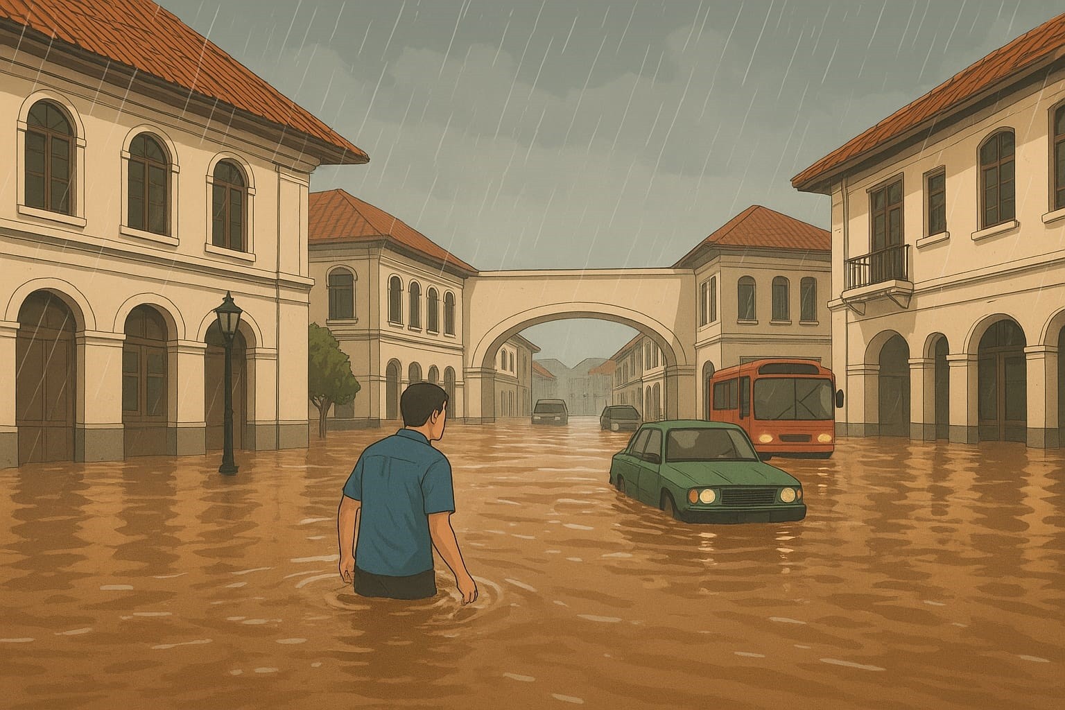 Semarang  Heritage Belum Tangguh Hadapi Hujan