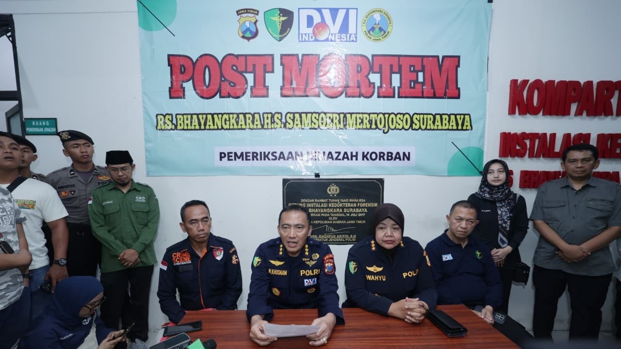 Tim DVI Polda Jatim Berhasil Identifikasi 3 Jenazah Korban Robohnya Bangunan Ponpes Al-Khoziny