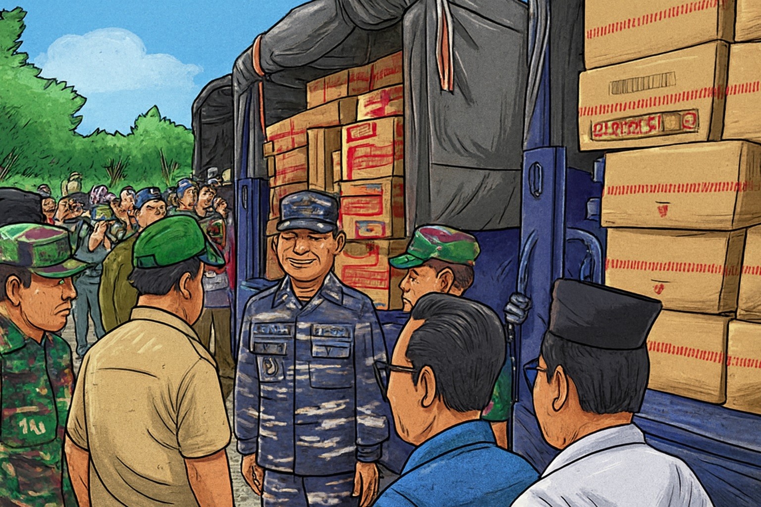  Sebanyak 708 Warga Tewas Akibat Bencana di Sumatra, Bantuan Dikebut.