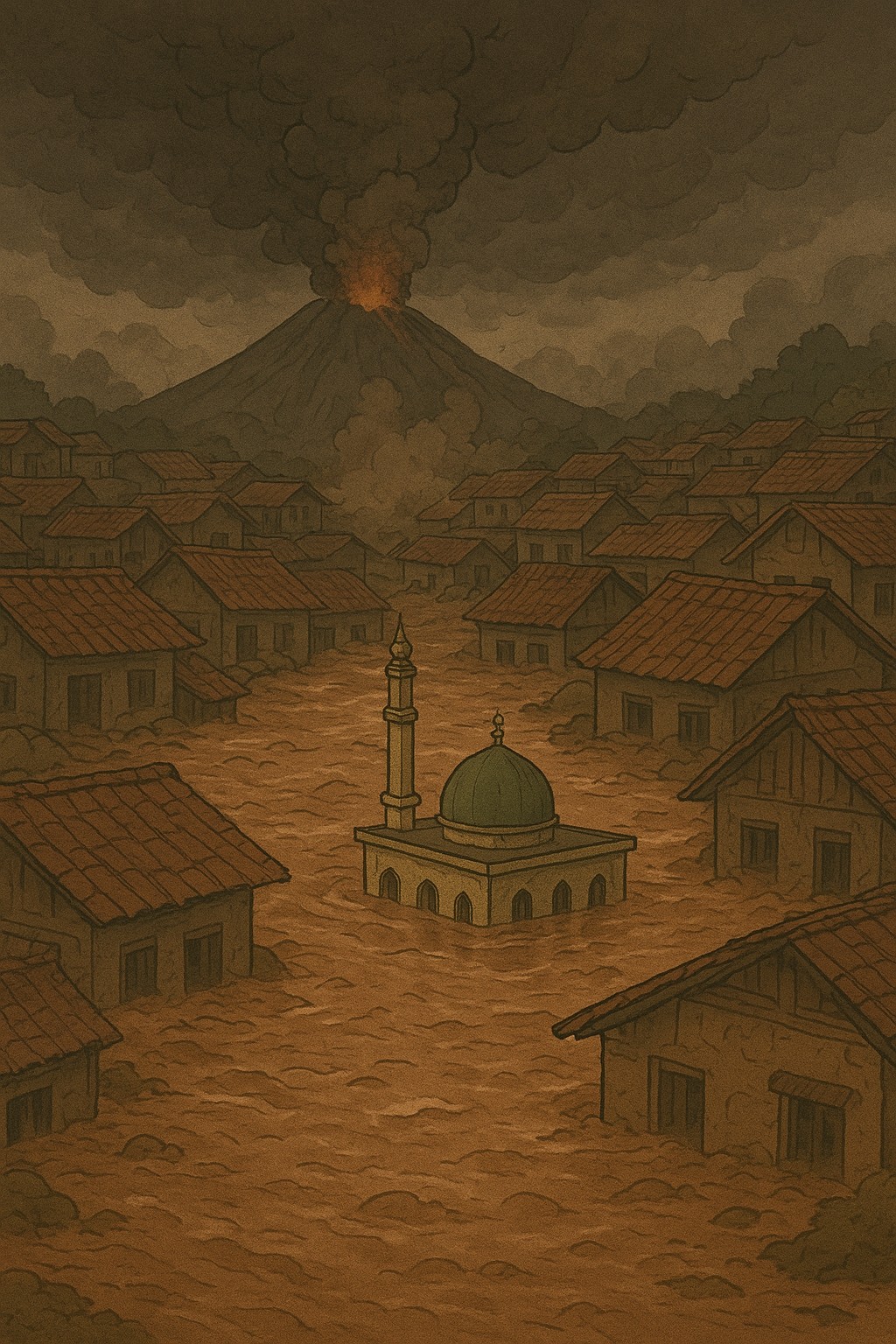 Banjir Lahar Semeru Timbun Separuh Permukiman di Sumberlangsep, Warga Mengungsi ke Bukit