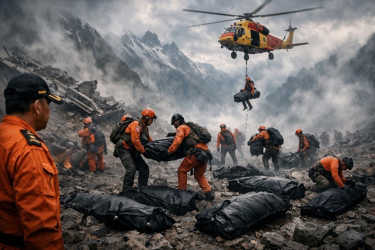 Tujuh Hari Pencarian, 10 Korban Pesawat ATR 42-500 di Sulsel Berhasil Dievakuasi