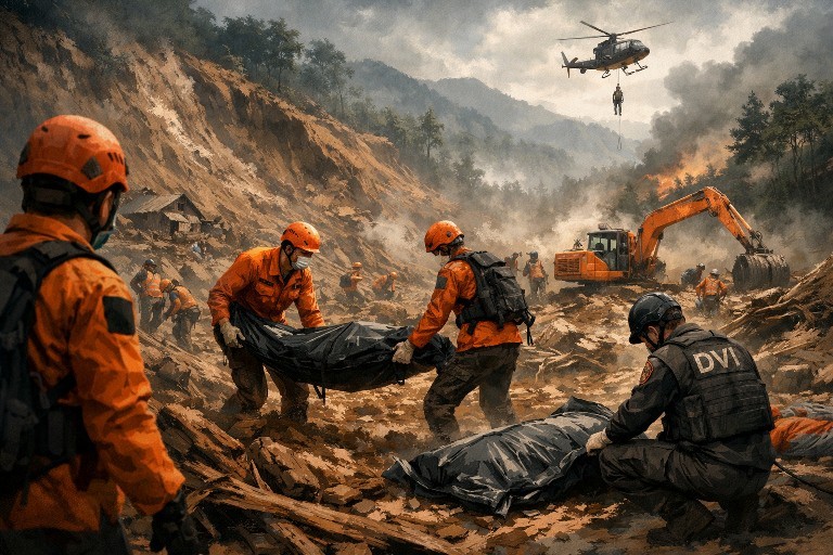 Temuan Jenazah Longsor Cisarua Lampaui Data Awal, Basarnas Jelaskan Penyebabnya