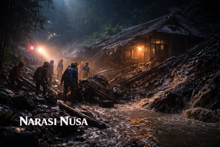 Hujan Deras Picu 16 Titik Banjir dan Longsor di Bondowoso, Akses Jalan Tertutup 