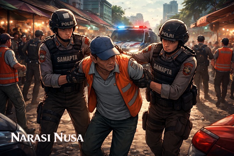 32 Jukir Liar Tanpa KTA Ditertibkan Polrestabes Surabaya di Pasar Kapas Krampung hingga ITC