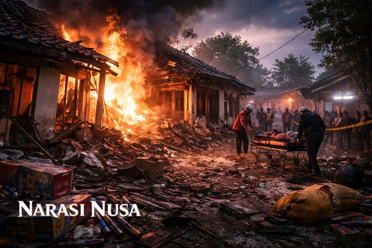 Ledakan Petasan di Ponorogo Tewaskan Satu Remaja, Dua Korban Alami Luka Bakar Serius