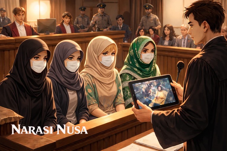 Empat WNA Pakistan Disidang Terkait Pencurian Emas Senilai Rp233 Juta 