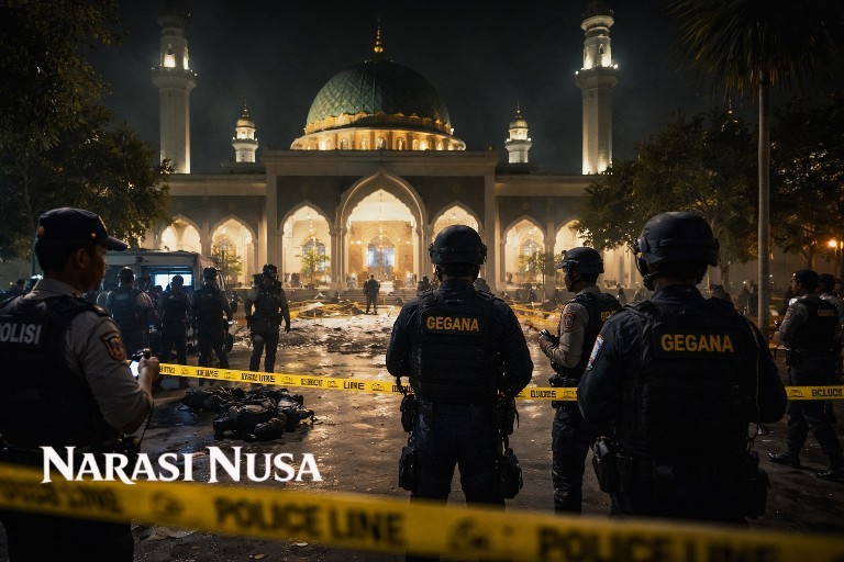 Ledakan Saat Tarawih di Masjid Jember, Polisi Turunkan Tim Penjinak Bom