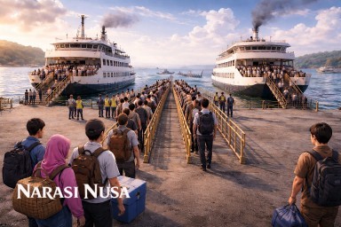 Ribuan Pemudik Padati Pelabuhan Jangkar, Antre Hingga Dua Hari Demi Pulang ke Pulau Raas