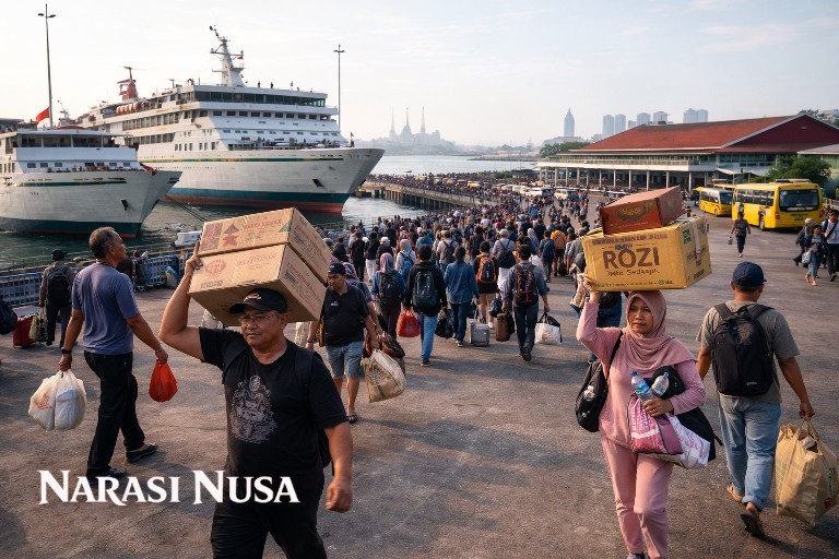 Lonjakan Pemudik Laut! Hampir 80 Ribu Penumpang Tiba di Tanjung Perak Lebaran 2026