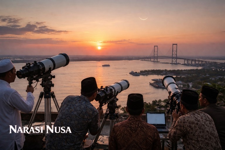 Hilal Sulit Terlihat di Surabaya, Lebaran 2026 Diprediksi 21 Maret