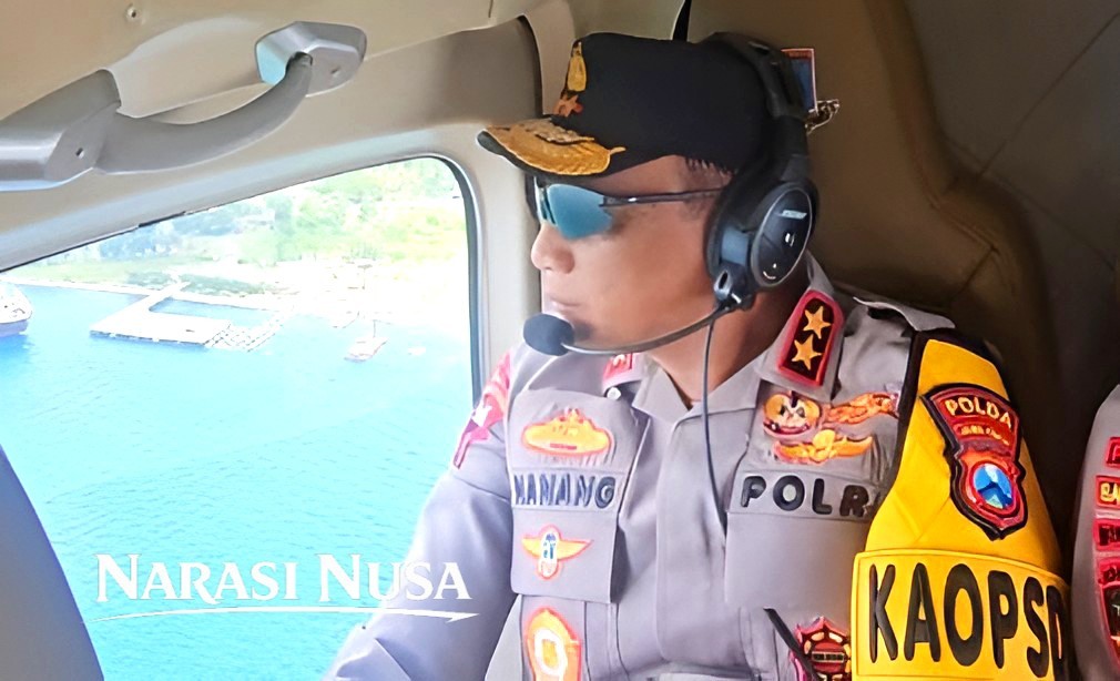 Patroli Udara Kapolda Jatim Pantau Arus Balik Lebaran 2026, Lalu Lintas Dipastikan Aman