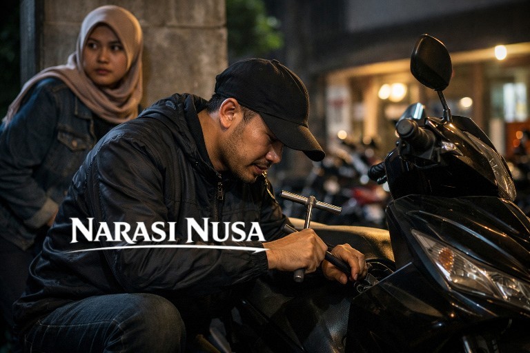 Sopir Travel di Surabaya Ajak Istri Curi Motor, Beraksi di 9 Lokasi Demi Kebutuhan Hidup