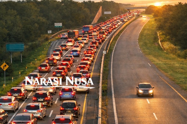 Puncak Arus Balik Lebaran 2026, Lebih dari 100 Ribu Kendaraan Padati Tol Cipali Menuju Jakarta