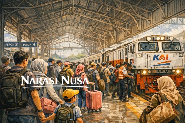 Hari terakhir libur Lebaran lonjakan penumpang kereta api di wilayah Daop 4 Semarang tembus 62 ribu