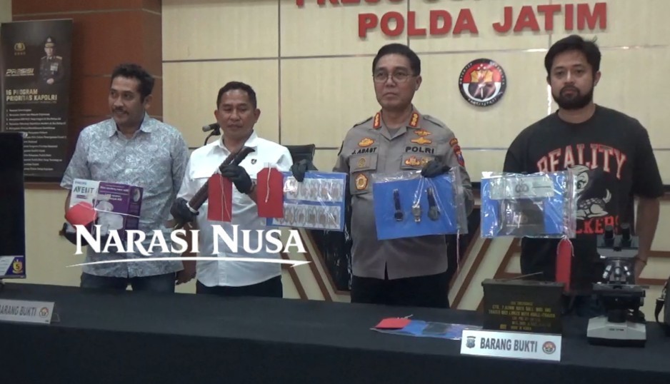 Komplotan Perampok Rumah Kosong Lintas Provinsi Dibekuk Polda Jatim, 1 Pelaku Masih Buron