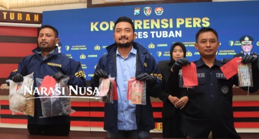 Peredaran Uang Palsu di Pasar Wage Tuban, Tiga Pelaku Diamankan