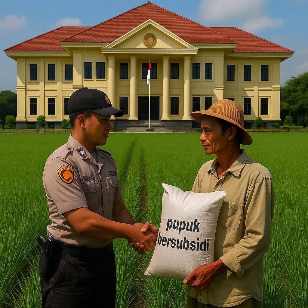 Anggota Polisi Didakwa Jual Pupuk Bersubsidi di Atas Harga Resmi